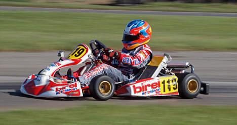 Christian Sørensen hjemkørte flotte placeringspoints i begge KF3-finaler ved premieren på WSK World 2010.